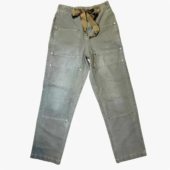 We The Free (Free People) Hayden Pull-On Pants XS Green - Picture 3 of 8